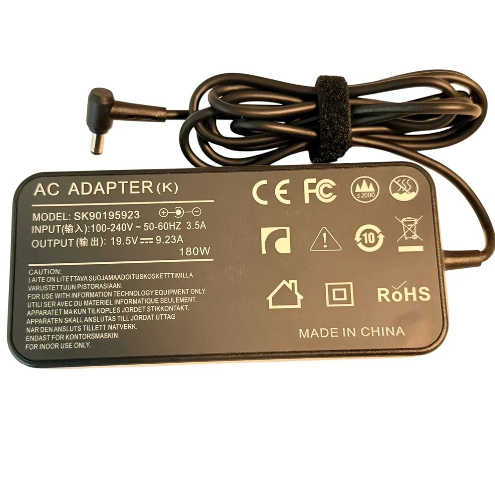 Generic AC Adapter Laptop Charger 180W 19.5V 9.23A Black Excellent SK90195923